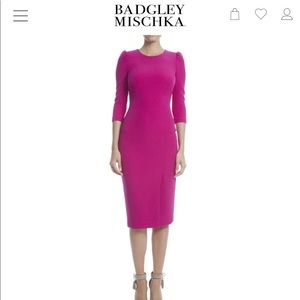 Badgley Mischka sheath dress
